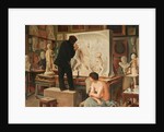 My Father's Studio by Edouard-Joseph Dantan