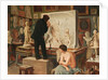 My Father's Studio by Edouard-Joseph Dantan