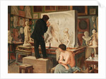 My Father's Studio by Edouard-Joseph Dantan