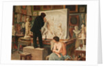 My Father's Studio by Edouard-Joseph Dantan
