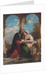 Abelard and Heloise on a terrace, 19th century by Charles Lock Eastlake