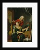 Portrait of a gentleman and his wife making music in an interior by Philip van Dijk