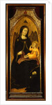 Madonna and Child with donor, panel from the high altar of SS. Domenico e Giacomo, Bevagna, 1416 by Benedetto di Bindo
