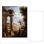 Capricci of Classical ruins with philosophers discoursing by Giovanni Paolo Pannini or Panini