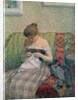 Woman Sewing by Henri Lebasque