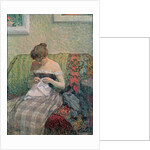 Woman Sewing by Henri Lebasque