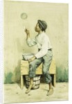 Black Boy Blowing Bubbles, 1887 by George Harvey