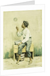 Black Boy Blowing Bubbles, 1887 by George Harvey