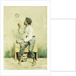 Black Boy Blowing Bubbles, 1887 by George Harvey