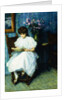 Reading in the Parlor, by School American