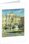Trevi Fountain, Rome by Colin Campbell Cooper
