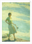 Walking on the Cliff, 1935 by Charles Courtney Curran