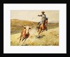 Roping A Steer by Edward Borein