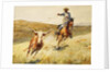 Roping A Steer by Edward Borein
