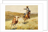 Roping A Steer by Edward Borein