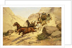 Attack on the Stagecoach by Herman Wendleborg Hansen
