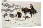 The Frozen Sheepherder, 1900 by Frederic Remington