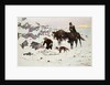 The Frozen Sheepherder, 1900 by Frederic Remington