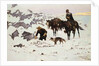 The Frozen Sheepherder, 1900 by Frederic Remington