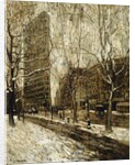 The Flatiron Building, New York, 1903-1905 by Ernest Lawson
