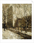 The Flatiron Building, New York, 1903-1905 by Ernest Lawson
