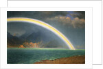 Rainbow Over Jenny Lake, Wyoming by Albert Bierstadt