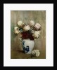 Mums in an Oriental Vase by Emil Carlsen