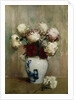Mums in an Oriental Vase by Emil Carlsen