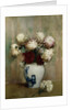 Mums in an Oriental Vase by Emil Carlsen