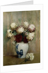 Mums in an Oriental Vase by Emil Carlsen