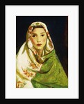 Mexican Girl with Oriental Scarf, 1916 by Robert Cozad Henri