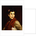 Newsgirl - Madrid, 1908 by Robert Cozad Henri