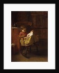 The Boston Rocker by Eastman Johnson