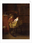 The Boston Rocker by Eastman Johnson