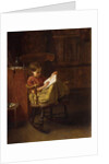 The Boston Rocker by Eastman Johnson