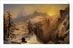Winter in Switzerland, 1860 by Jasper Francis Cropsey