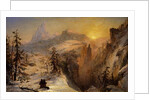 Winter in Switzerland, 1860 by Jasper Francis Cropsey