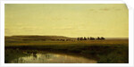 A Wagon Train on the Plains, Platte River by Thomas Worthington Whittredge