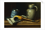 Still Life with Pipe and Tobacco by William Michael Harnett