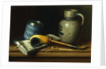 Still Life with Pipe and Tobacco by William Michael Harnett