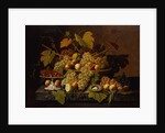 Still Life with Fruit, 1854 by Severin Roesen