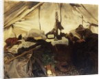 Inside a Tent in the Canadian Rockies, 1916 by John Singer Sargent