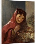 Lady Carrying Holly Branches, 1850 by Thomas Sully