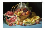 Melons, Peaches and Grapes by John F. Francis