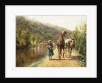 On the Towpath by Edward Lamson Henry