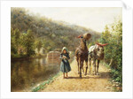 On the Towpath by Edward Lamson Henry
