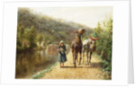 On the Towpath by Edward Lamson Henry