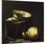 Still Life with Copper Pots and Black Fish, 1894 by Emil Carlsen