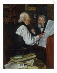 Discussing the News: The Argument, 1891 by Louis Charles Moeller