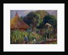 Lenna by a Summer House, c.1917 by William James Glackens